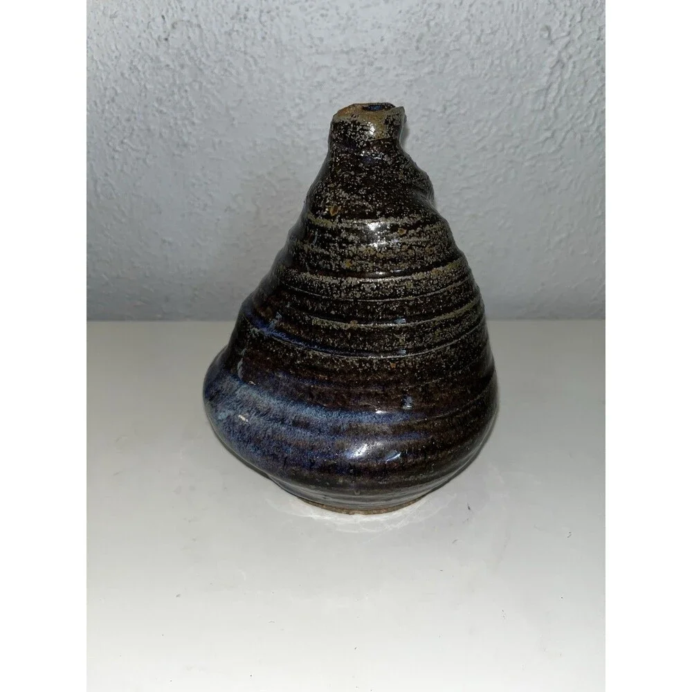 Hand-Thrown Studio Pottery Organic Form Vase